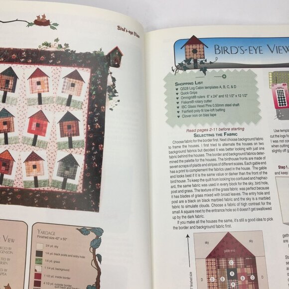 Vintage 1997 Decorating With Theme Quilts Book Sharlene Jorgenson Pattern Design - Picture 4 of 10